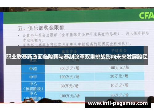 职业联赛新政面临降薪与赛制改革双重挑战影响未来发展路径 职业联赛新政面临降薪与赛制改革双重挑战影响未来发展路径